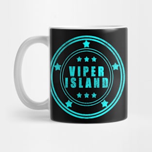 Classic Neon Blue - Weathered Logo Mug